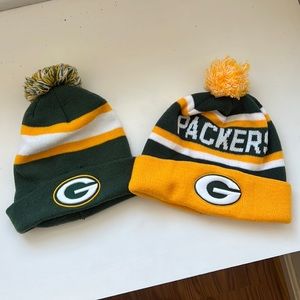 Packers beanies - like new condition.